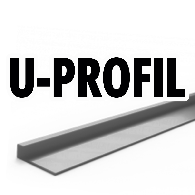 U-Profil aus Metall für Bauprojekte und Konstruktionen