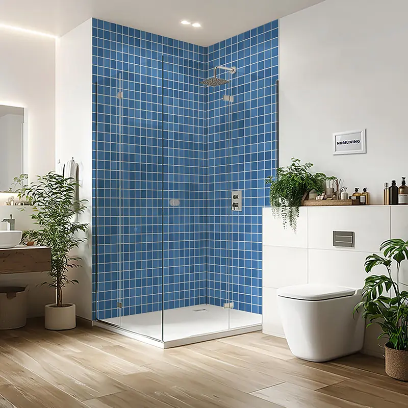 Duschrückwand  Einzel |  Ecke |  Nische |  Alu Fliesenoptik 056